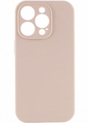 Чехол silk full camera protective (aa) no logo для apple iphone 15 pro max (6.7") розовый / pink sand
