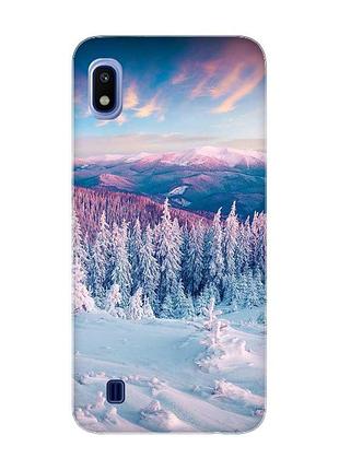 Чохол на samsung galaxy a10 (2019) a105 зимові гори (принт 163)