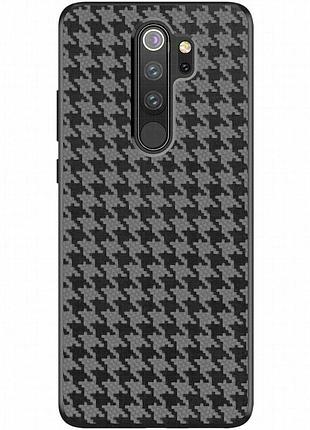 Чехол tpu+pc grid для xiaomi redmi note 8 pro black