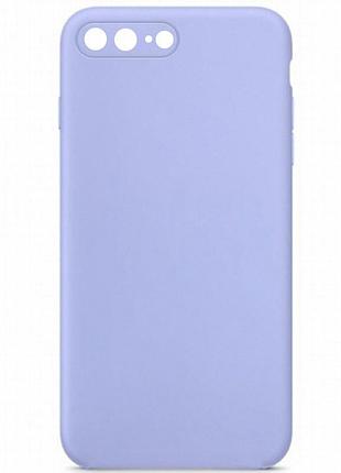 Чехол silk square full camera protective (aa) no logo для apple iphone 7 plus/8 plus (5.5") голубой / lilac blue