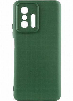 Чехол silicone cover ummi lakshmi full camera (aa) для xiaomi 11t / 11t pro зеленый / dark green