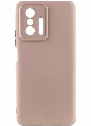 Чехол silicone cover ummi lakshmi full camera (aa) для xiaomi 11t / 11t pro розовый / pink sand
