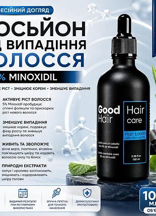 Средство для стимуляции роста волос good hair 100 мл для лечения андрогенетической алопеции и укрепления корней