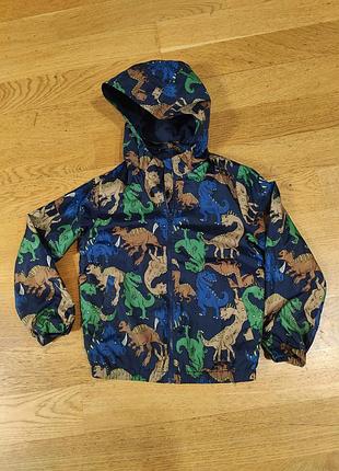 Куртка для хлопчика h&m з динозаврами 122-128 см