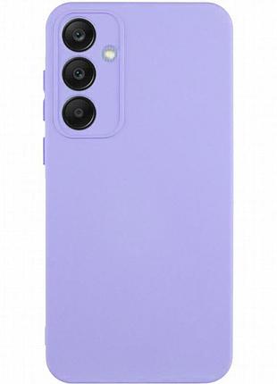 Чехол tpu getman liquid silk full camera для samsung galaxy s23 fe сиреневый / dasheen