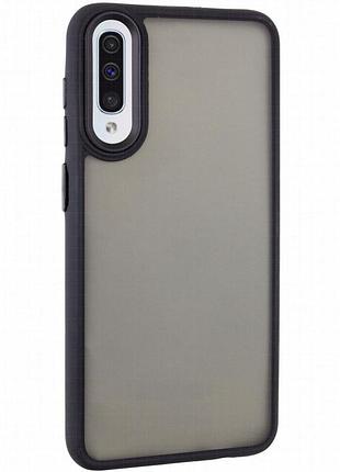 Чехол tpu+pc lyon frosted для samsung galaxy a50 (a505f) / a50s / a30s black