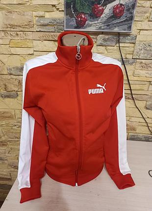 Кофта спортивна puma червоно-біла