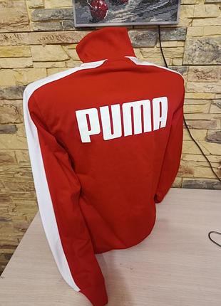 Кофта спортивна puma червоно-біла 2
