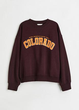 Тёплый свитшот h&m