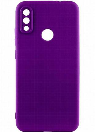 Чехол tpu getman liquid silk full camera для xiaomi redmi note 7 / note 7 pro / note 7s фиолетовый / ultra violet