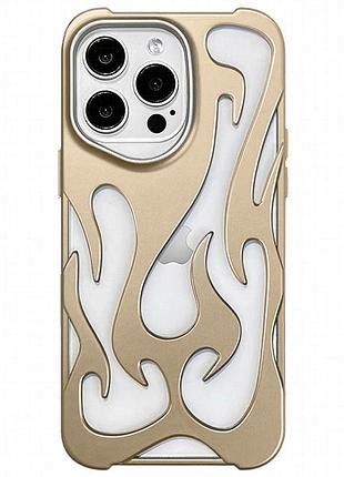 Чехол tpu winfire для apple iphone 12 pro / 12 (6.1") gold