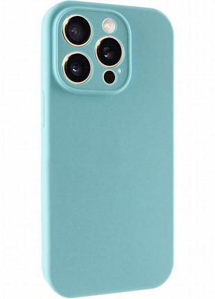 Чехол silk full camera protective (aa) no logo для apple iphone 15 pro (6.1") бирюзовый / marine green