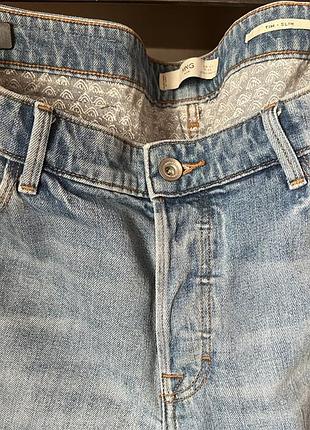 Джинси чоловічі mango slim блакитні 32 розмір