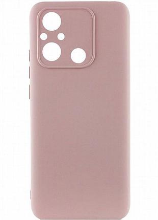 Чехол silicone cover ummi lakshmi full camera (aa) для xiaomi redmi 12c / poco c55 розовый / pink sand