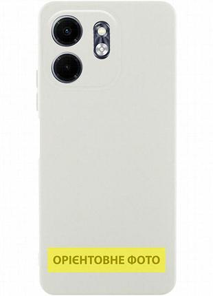 Чехол tpu getman liquid silk full camera для motorola moto g05 / e15 4g белый / white