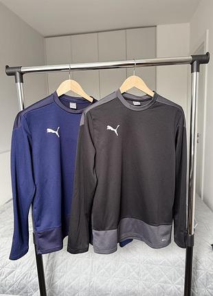 Кофти чоловічі puma спортивні синя, чорна на ріст 170