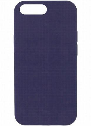Чехол silk full protective (aa) no logo для apple iphone 7 plus / 8 plus (5.5") темно-синий / midnight blue