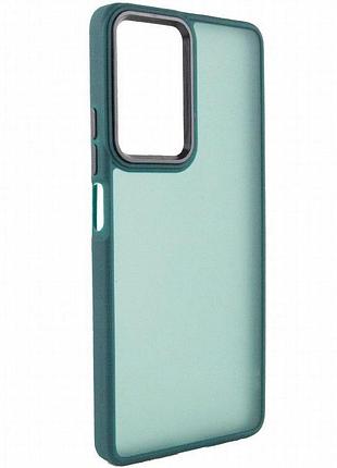 Чехол tpu+pc lyon frosted для xiaomi redmi 15 (eu) green