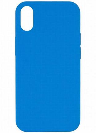 Чехол silk full protective (aa) no logo для apple iphone xs max (6.5") голубой / blue