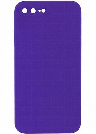 Чехол silk square full camera protective (aa) no logo для apple iphone 7 plus/8 plus (5.5") фиолетовый / ultra violet