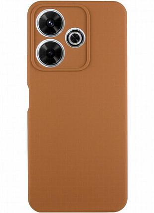 Чехол silicone cover ummi lakshmi full camera (aa) для xiaomi redmi 13 4g / poco m6 4g коричневый / brown