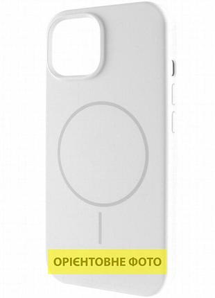 Чехол silk full protective (aa) no logo with magnetic fit для apple iphone 17 air (6.5") белый / white