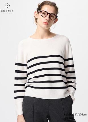 Uniqlo, базовий джемпер в смужку, р.s