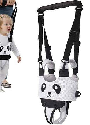 Детские вожжи для ходьбы baby walker assistant пандочка от 6-18 мес.