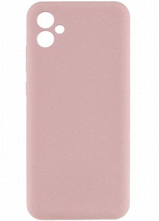 Чехол silicone cover lakshmi full camera (aaa) для samsung galaxy a08 / a07 4g розовый / pink sand