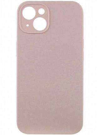 Чехол silk full camera protective (aa) no logo для apple iphone 15 plus (6.7") розовый / chalk pink