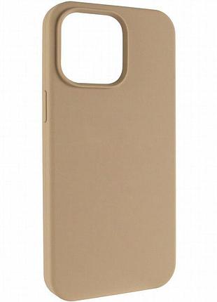 Чехол silk (aa) no logo with magnetic fit для apple iphone 14 pro max (6.7") бежевый / desert gold