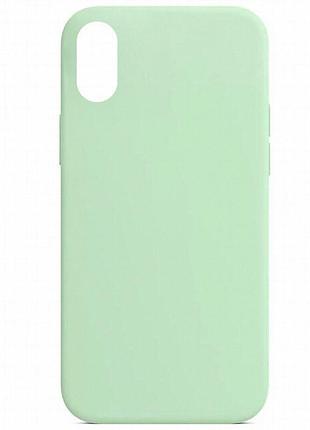 Чехол silk full protective (aa) no logo для apple iphone x / xs (5.8") зеленый / pistachio