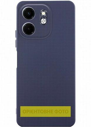 Чехол tpu getman liquid silk full camera для motorola moto g15 4g синий / midnight blue