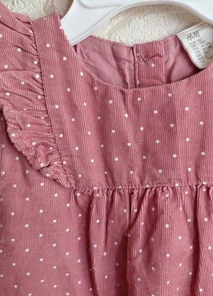 Платье фирмы h&amp;m размер 80 3