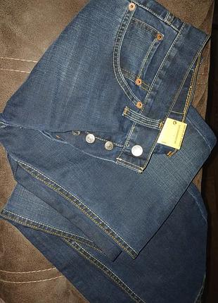 Джинси чоловічі levi's 501 original темно-сині