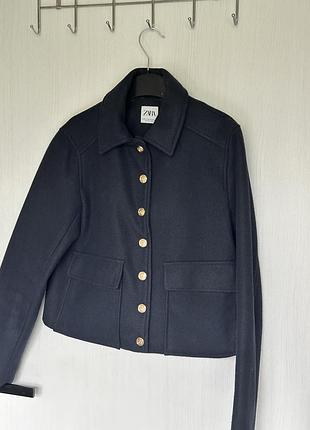 Темно-синя куртка zara xs