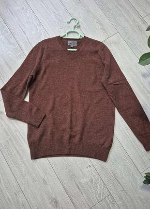 Пуловер мужской шерстяной / шерстяной базовый marks &amp; spencer