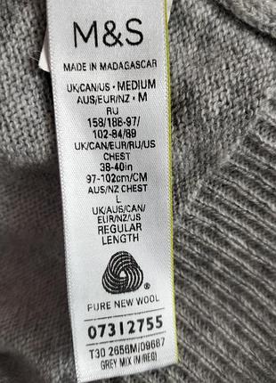 Свитер шерстяной m&amp;s 3