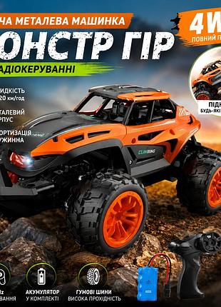 Металева радіокерована машина-всюдихід monster mountain huada toys 2.4 ггц