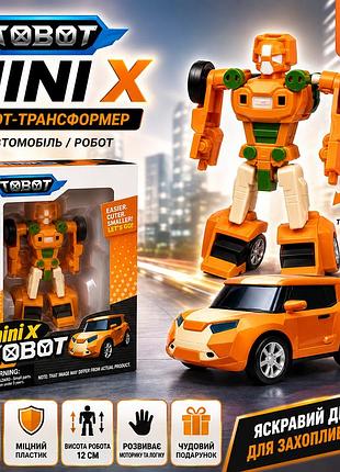Игрушка трансформер tobot mini робот-автомобиль 2 в 1, легкая трансформация, детализированный дизайн, 12 см, от 3 лет