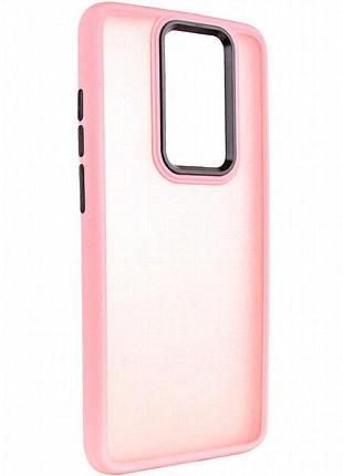 Чехол tpu+pc lyon frosted для xiaomi redmi note 8 pro pink