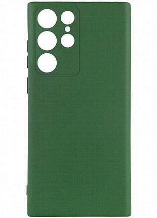 Чехол silicone cover ummi lakshmi full camera (aa) для samsung galaxy s26 ultra зеленый / cyprus green