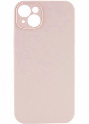 Чехол silk full camera protective (aa) no logo для apple iphone 14 (6.1") розовый / pink sand