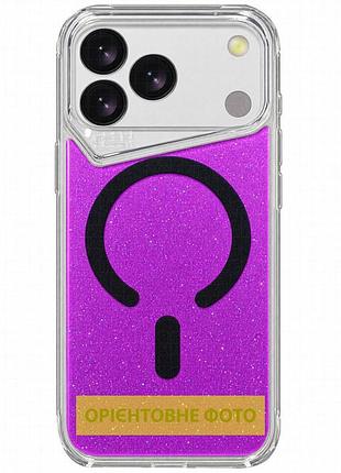 Чехол tpu+pc gear4 crystal palace shine with magnetic fit для samsung galaxy a27 5g purple