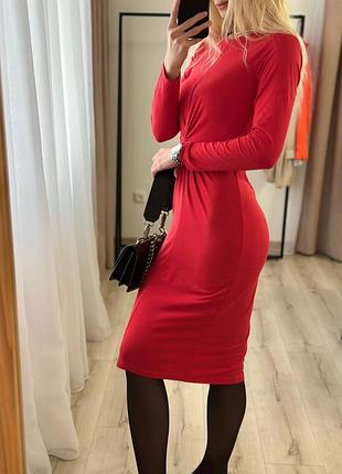 Червоне плаття h&m♥️ 3