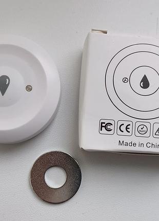 Беспроводной умный датчик протечки воды zigbee батарейка и ключ в комплекте