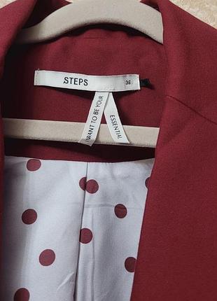 Пиджак приталенный новый steps 3