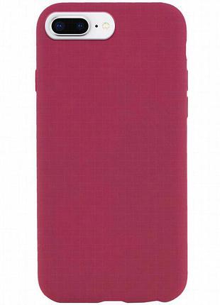 Чехол silk full protective (aa) no logo для apple iphone 7 plus / 8 plus (5.5") бордовый / maroon