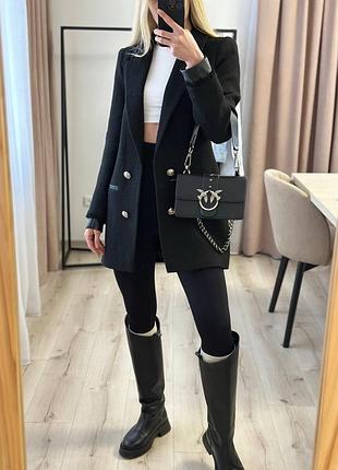 Твідовий приталений піджак🖤 8
