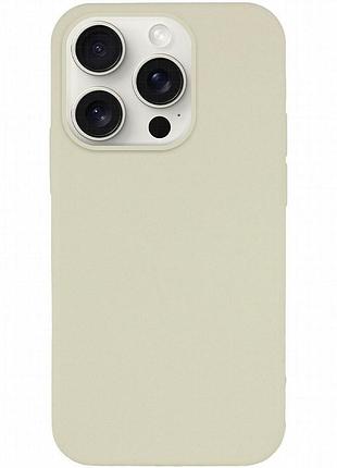 Чехол silk full protective (aa) no logo для apple iphone 15 pro max (6.7") бежевый / antique white
